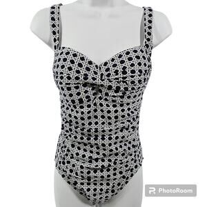 Bond-eye Australia One-piece Swimsuit Navy/White US Size 6, AUS 10 D/DD